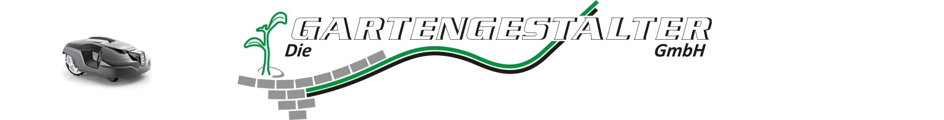 Logo die Gartengestalter GmbH mit Rasenmäher